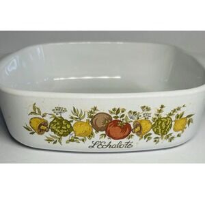 VINTAGE Corning Ware Spice of Life L'Echalote #51 1 Liter Casserole/A-1-B No Lid